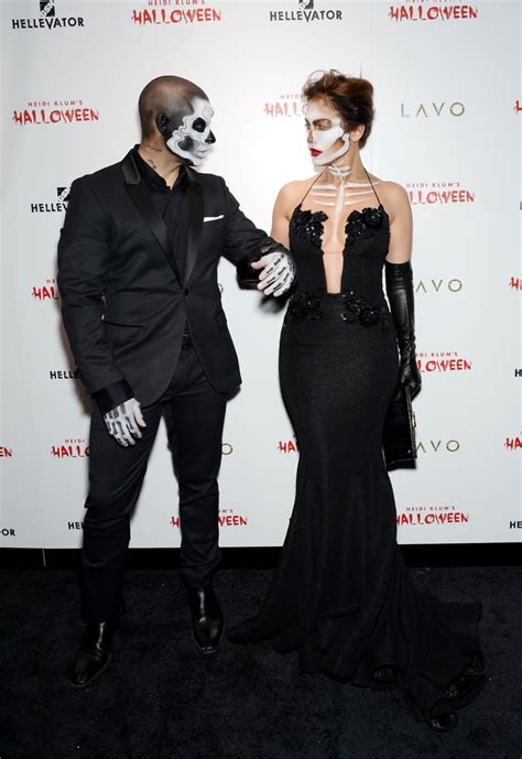 Jennifer Lopez And Casper Smart Skeleton Halloween Costumes Popsugar Latina