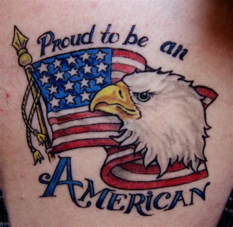Meanings of the american flag a flying eagle American Flag Tattoos Designs, Ideas and Meaning | Tattoos ...