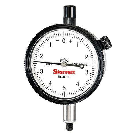 Starrett® 25 111j 25 Series™ 0 To 0025 Sae Dial Indicator