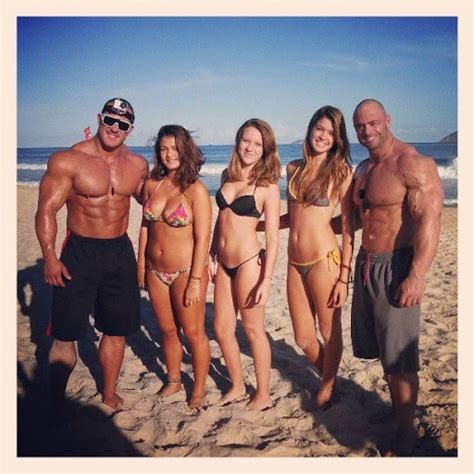 Frank Mcgrath And Antoine Vaillant At Beach Bodybuilding And Fitness Zone