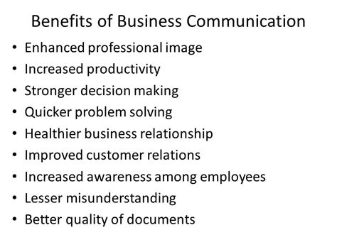 Effective Communication In Business