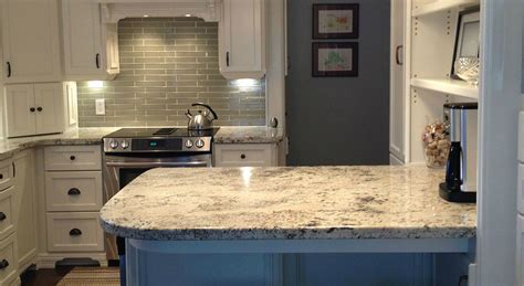 However, the counters can be double eased, too. Arctic Cream Granite - Flat Eased Edge - Northern Marble ...
