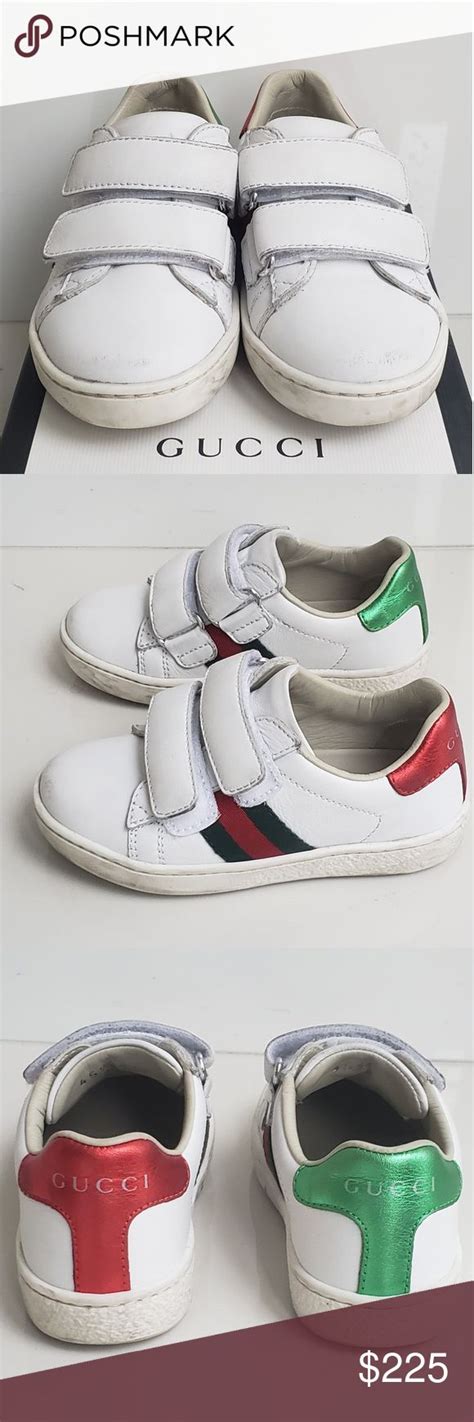 Authentic Gucci Velcro Sneakers Size 23 Velcro Sneakers Gucci Shoes