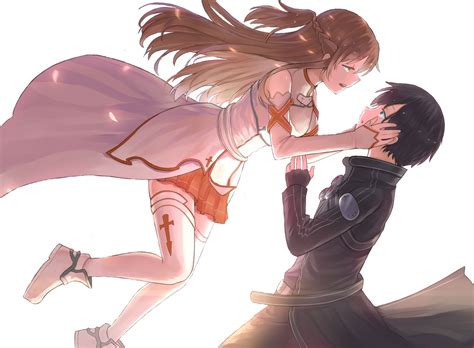 Kirito And Asuna Render By Angelsloveyou On Deviantart