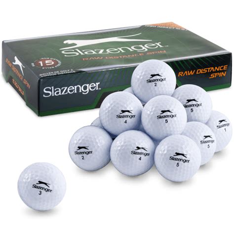 Meh Slazenger Raw Distance Spin Golf Ball 15 Pack