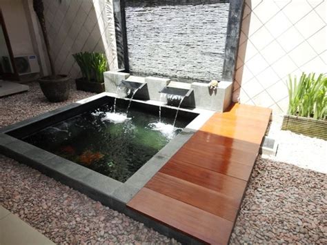 KOLAM KOI | Modern pond, Kolam koi, Waterfalls backyard