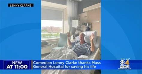 Comedian Lenny Clarke Thanks Mgh For Saving His Life Cbs Boston