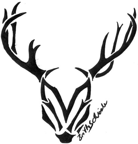 Tribal Deer Head Tattoos Tattoo Designs Deer Head Tattoo Stag
