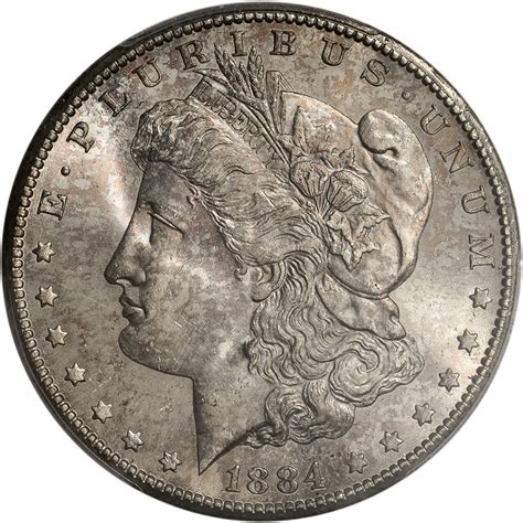 1884 Cc Us Morgan Silver Dollar 1 Pcgs Ms65 Cac Verified Ebay
