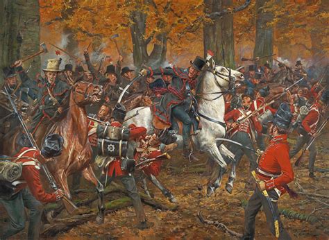Battle Of The Thames Oct 5 1813 Kentucky Mounted Volunteers Under