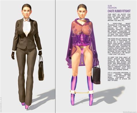 Sub Fashion 1 Page 1 Chaste Rubber Fetishist By Kinkydept Hentai
