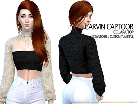 Lara Top By Carvin Captoor At Tsr Sims 4 Updates