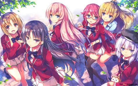 Classroom Of The Elite Season 2 Anime Girls 8k Wallpaper Download