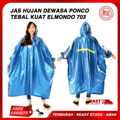 Jual JAS HUJAN Ponco Kalong Lengan FUNTASTIC Elmondo 703 Promo TERMURAH