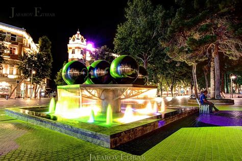 Fountain Square In Baku By Etibar Jafarov Baku Fountain Square