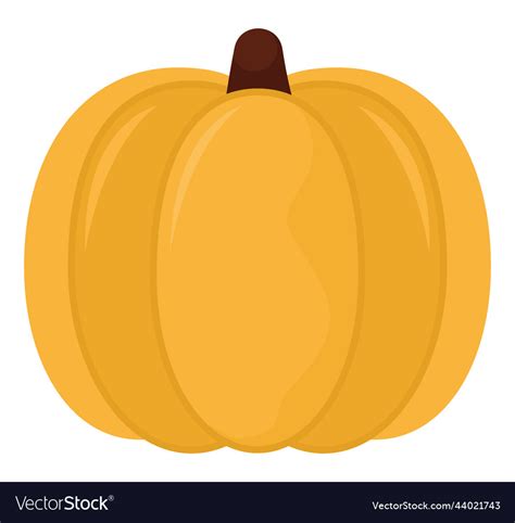 Cute Pumpkin Design Royalty Free Vector Image Vectorstock