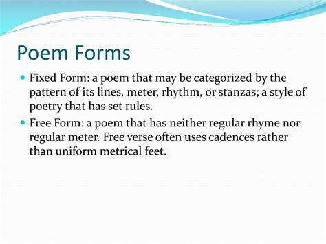 Ppt Types Of Poetry Powerpoint Presentation Free Download Id2227297