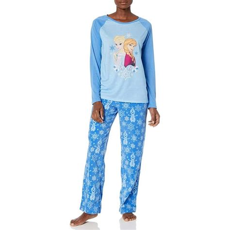 Disney Frozen Ii Womens Pajama Elsa And Anna Sleepwear Holiday Set