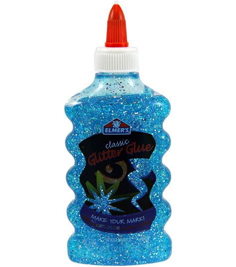 Elmers Glitter Glue Has A No Run No Drip Formula That Is Still