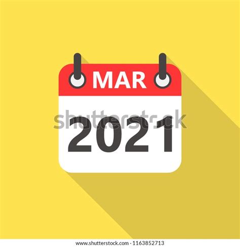 These free autocad files contain different cad symbols and blocks for your projects. March 2021 Calendar Flat Style Icon Stock Vector (Royalty ...