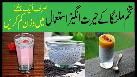 Tukh Malanga Ke Fayde In Urduhindi Health Benefits Of Basil Or Chia
