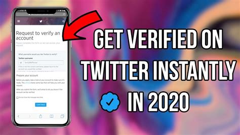 How To Get Verified On Twitter In 2020 On Ios And Android Get Blue