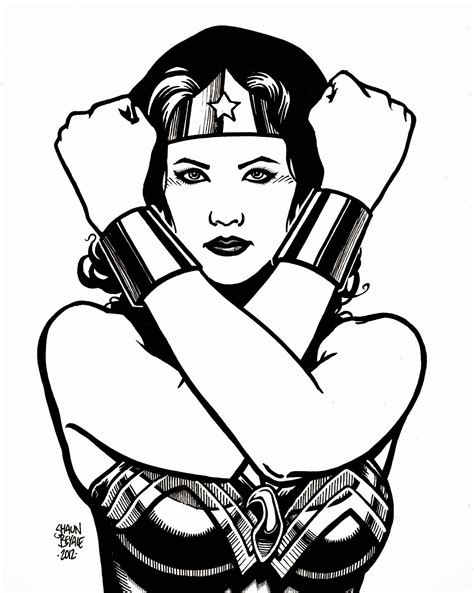 Wonderwoman Clipart Black And White 252px Image 8