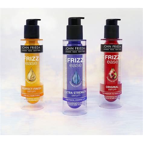 Our original serum, with ginseng extract, fights frizz and all its causes. John Frieda Frizz Ease Perfect Finish Polishing Serum, 50 ...