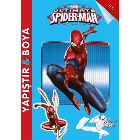 Marvel Ultimate Spider Man Yapıştır Boya Kitabı Ve Fiyatı