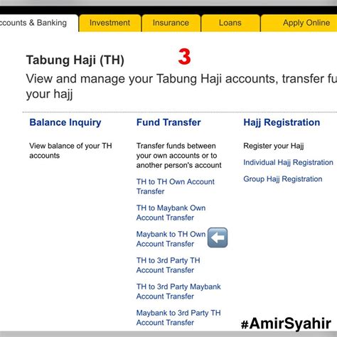 Pilih nama bank tujuan contoh maybank. Simpanan Tabung Haji Lebih Mudah Dengan Maybank2U
