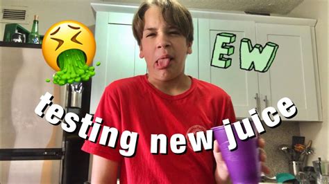 TRYING NEW JUICE YouTube