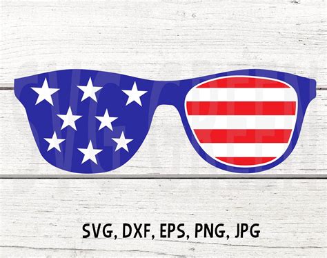 Sunglasses American Flag svg 4th of July First Kids Shirt Svg