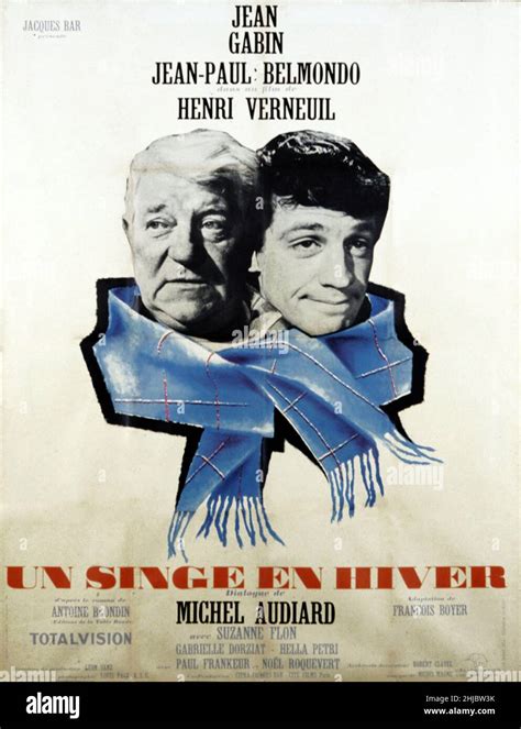 Un Singe En Hiver Year 1962 France Director Henri Verneuil Jean