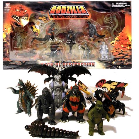 Godzilla Pack Of Destruction From Bandai Creation Was Released In 2002
