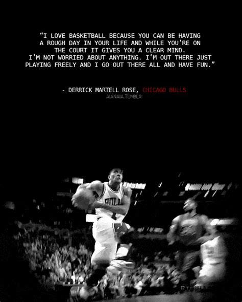'the strength of the team is each individual member. Derrick Rose couldn't have said it any better. | Love and basketball, Derrick rose quotes, I ...