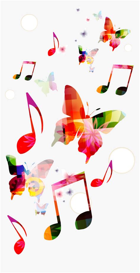 Colorful Music Note Png Transparent Background Colorful