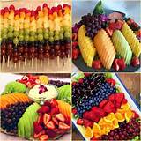 Create a healthy fruit platter for christmas in the shape of a christmas tree using an apple, grapes, raspberries, blackberries, and graham crackers! fruit platter ideas in 2020 | Fruit buffet, Food garnishes ...