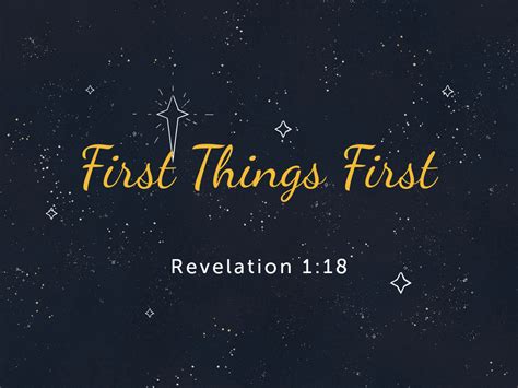 First Things First Faithlife Sermons