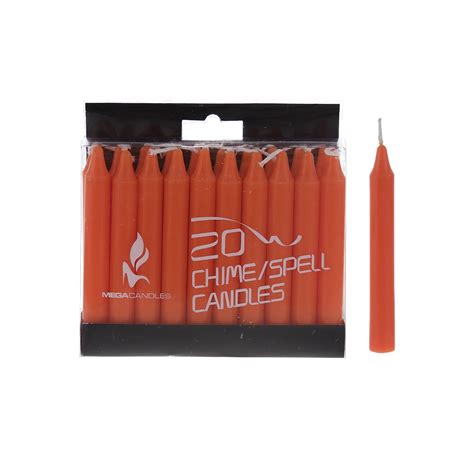 Mega Candles Unscented 4 Inch Mini Chime Ritual Spell Taper Candles