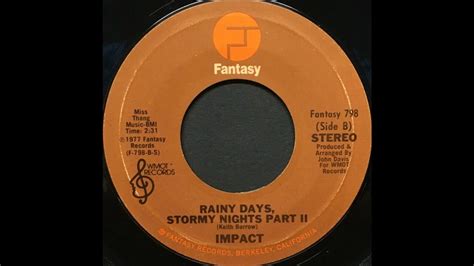 IMPACT: "RAINY DAYS, STORMY NIGHTS" [Mean Fiddler DISKO Mix] - YouTube