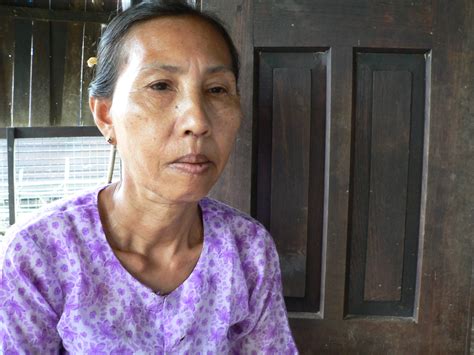 without assistance hla tin a 56 year old widow in myanmar s cyclone affected daydaye township
