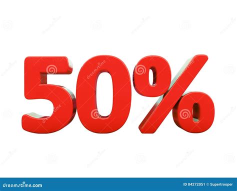 50 Red Percent Sign Isolated Stock Illustration Illustration Of Math