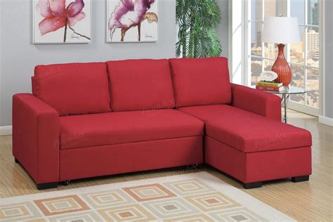 Check out our latest range of sofas, 2 seater sofas and corner sofas at very.co.uk. Red Fabric Sectional Sofa Bed - Steal-A-Sofa Furniture ...
