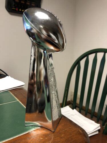 2018 Eagles Super Bowl Nfl Trophy Replica Small Size W Engraving For