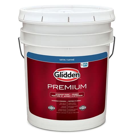 Glidden Premium Paint Primer Interior Satin White 185 L The Home