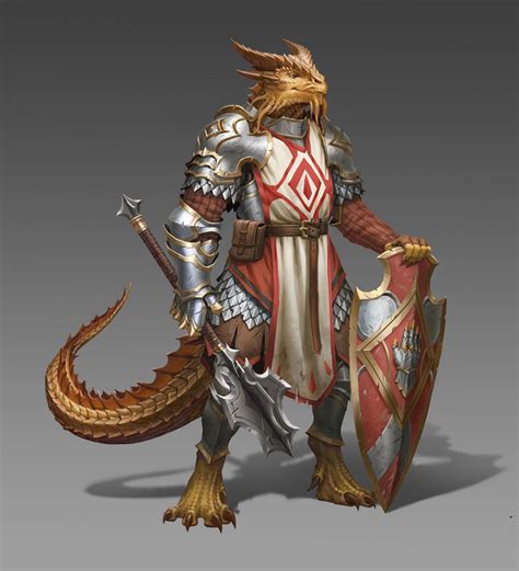 Bronsin Gold Dragonborn Artificer Dungeons And Dragons Characters