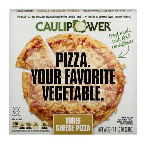 Save On Caulipower Cauliflower Crust Pizza Three Cheese Gluten Free