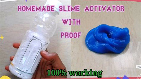 Homemade Slime Activator With Proof How To Make Slime With Proof