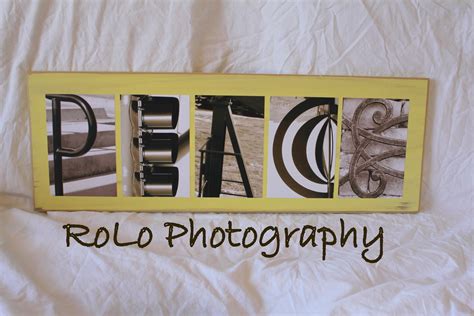 Rolo Photography Alphabet Word Art 5 Letters