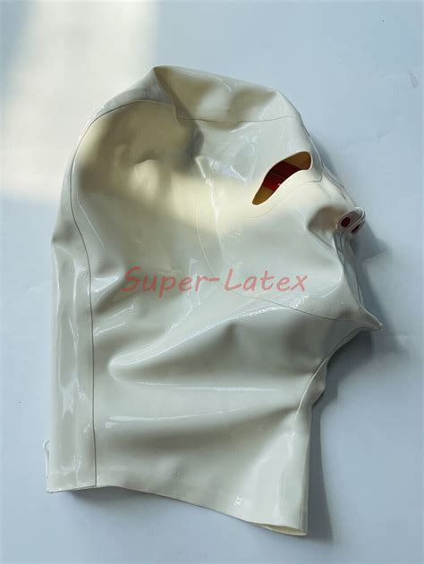 Latex Gummi Mask Inner Sheath 15cm Long Nose Tube Latex Hood Custom Made Ebay